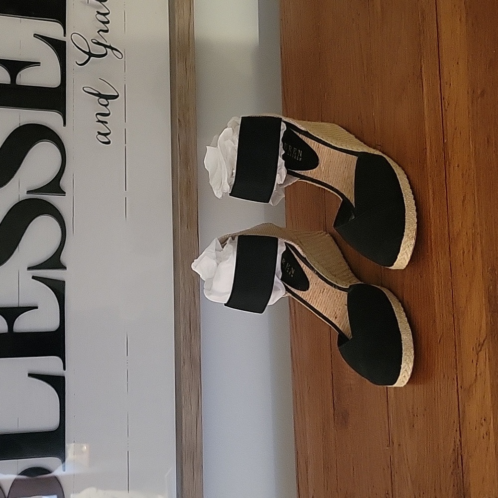 Ralph Lauren wedge shoes size 8.5